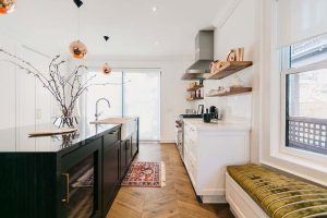 beautiful herringbone flooring riverdale