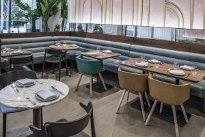 restaurant flooring toronto patterned design