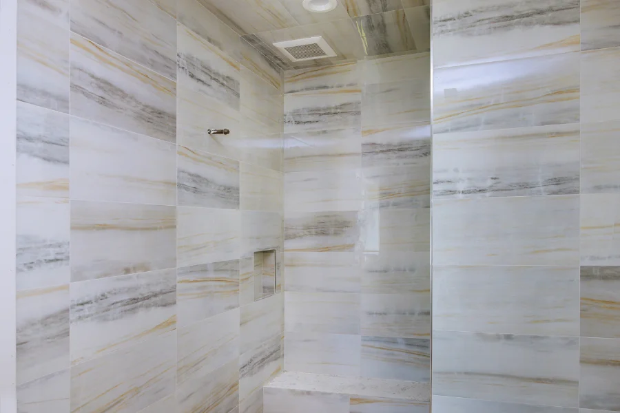 bathroom tile drenching