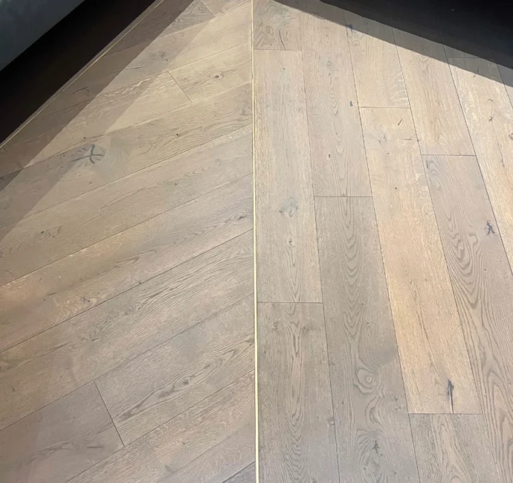 brass metal floor inlay line