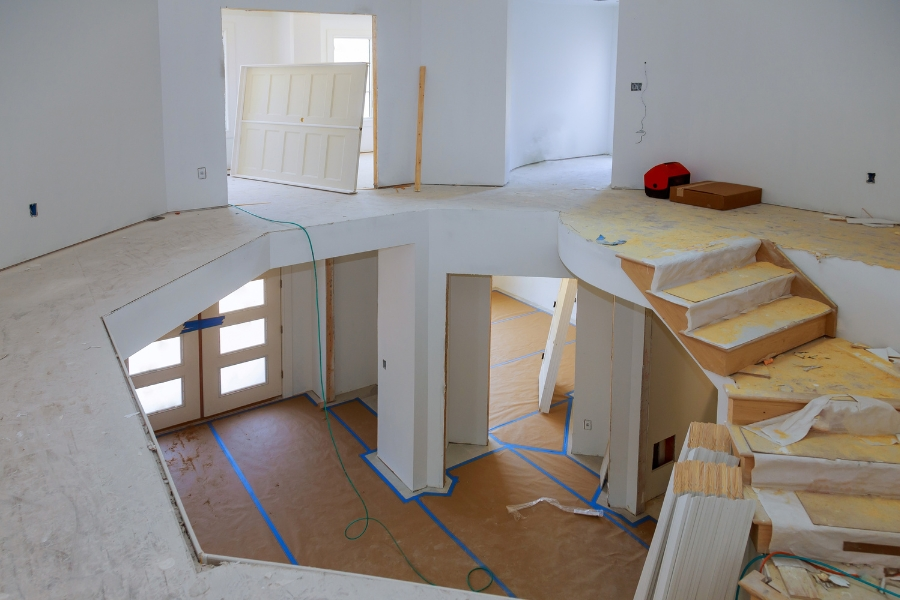 best flooring for staged remodelling