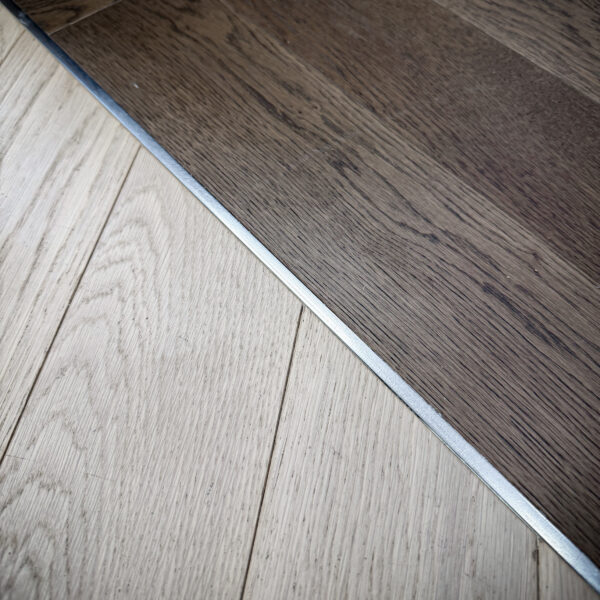 Alternative view of Solid Aluminum Floor Inlay 1/4″ by 3/4″